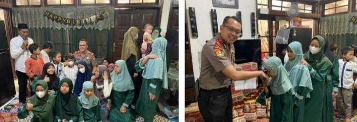 Serdik Rachmad C. Yusuf Sespimen Angkatan 62 Beri Bantuan Untuk Para Panti Asuhan