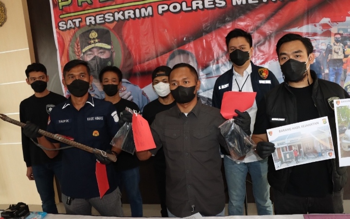 Sat Reskrim Polres Metro Jakarta Barat Berhasil Tangkap Pelaku Pencurian Rumah Kosong