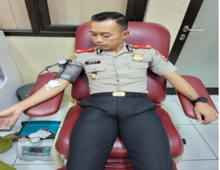 Peduli Kemanusiaan, Serdik Bagus Pantun Ikut Donor Darah Untuk Masyarakat