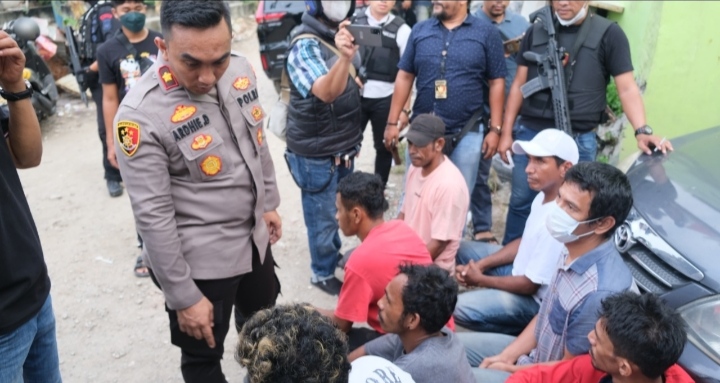 Polsek Cengkareng Grebeg Kampung Ambon yang Sudah Sangat  Meresahkan Warga