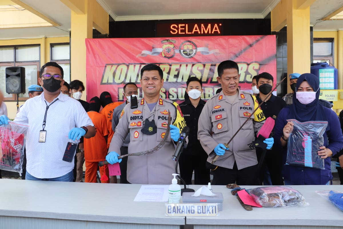 Polres Sukabumi Ungkap Motif Pengeroyokan Pelajar di Cibadak Hingga Tewas,”Menangkap Tujuh Orang dan Satu diantaranya  Pelaku Utama