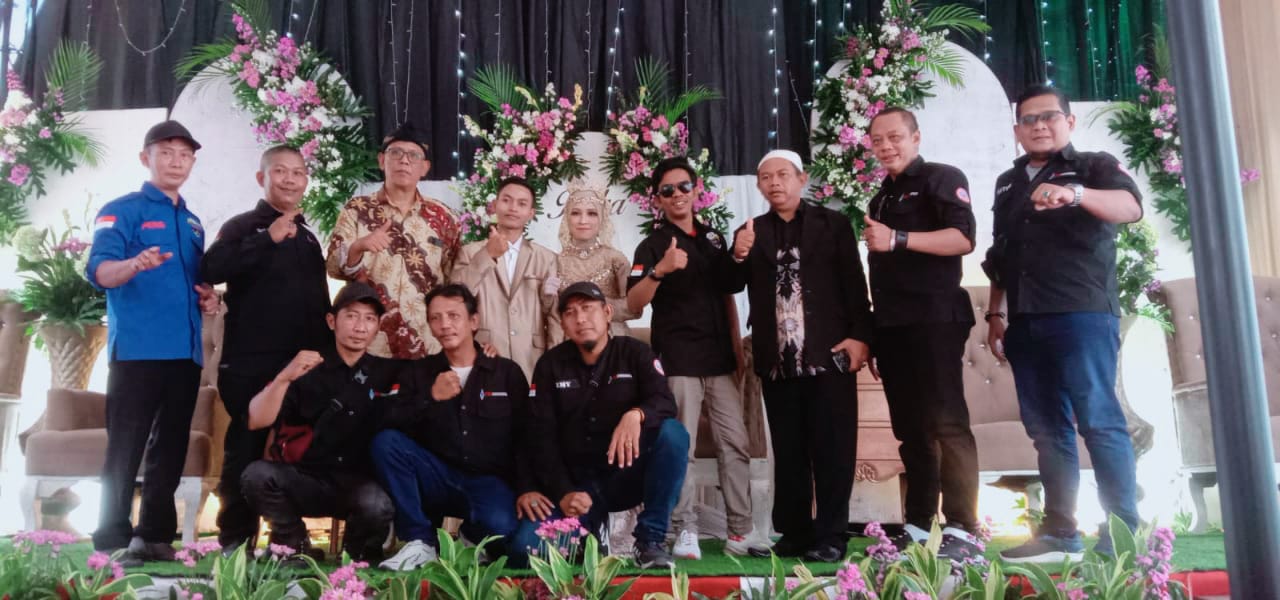 Silaturahmi Forum Wartawan Jakarta Indonesia Korwil Jakarta Barat Hadiri Pernikahan Putra Ketua PAC Gerindra Kecamatan Tenjo