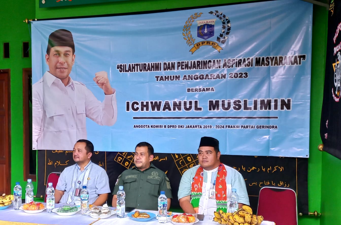 Serap dan Tampung Aspirasi Masyarakat, Ichwanul Muslimin Anggota Dewan Komisi B DPRD Dki Jakarta Kunjungi Warga Kp Susukan