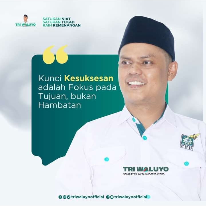 H.TRI WALUYO.SH KUNJUNGAN SILATURAHMI BACALEG DPRD DAPIL 3 PKB PARTAI KEBANGKITAN BANGSA DI RW 07 KELURAHAN PENJARINGAN JAKARTA UTARA