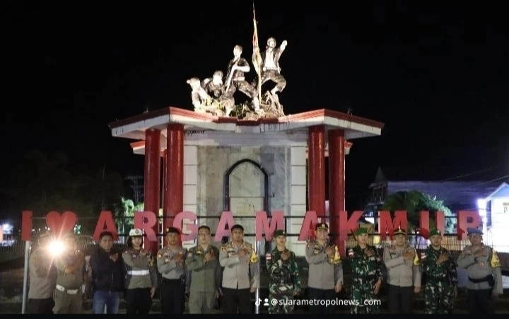 Patroli Sinergitas “Blue Sky Patrol” Polres Bengkulu Utara Amankan Kamtibmas Menuju Pemilu 2024