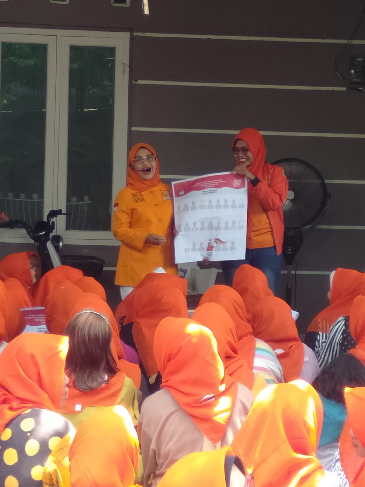 Calon Anggota DPD RI DKI Jakarta Lewat Jalur Perorangan Non Partai Prof Dr Hj Sylviana Murni SH M.SI Berkampanye Di Jakarta Utara