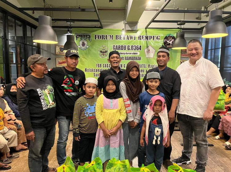 Ketua Ormas FBR Gardu Gagak Hitam (G0364) Berbagi Kebahagian DiPenghujung Bulan Ramadhan