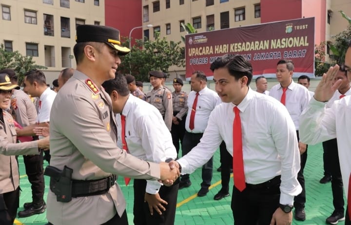 Momentum Hari Raya Idul Fitri 1445H,Polres Metro Jakarta Barat Halal Bihalal Pererat Silaturahmi Dan Kebersamaan
