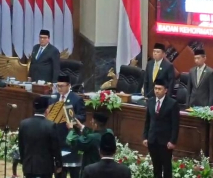 Agus Salim, SE Resmi Dilantik Sebagai PAW Anggota DPRD Kabupaten Bogor