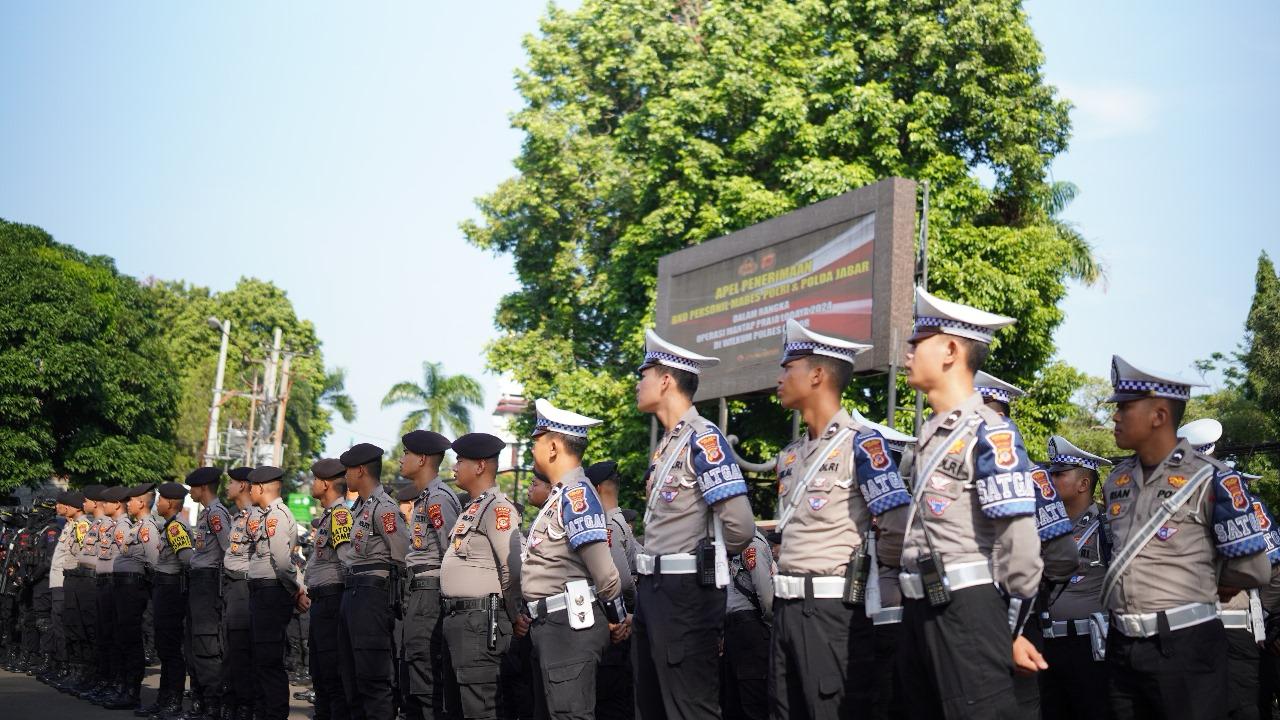 Polres Bogor Siapkan Pasukan BKO Brimob Resimen I dan Samapta Polda Jabar Persiapan Pengamanan PAM TPS Pilkada Serentak Mantap Praja 2024