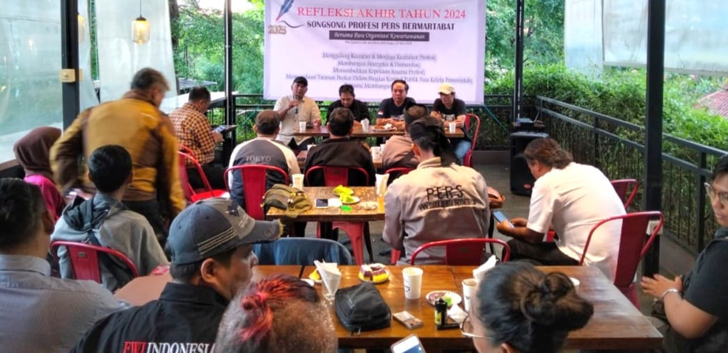 Songsong Pers Bermartabat 2025 Menjadi Fokus Utama Refleksi Akhir Tahun 2024