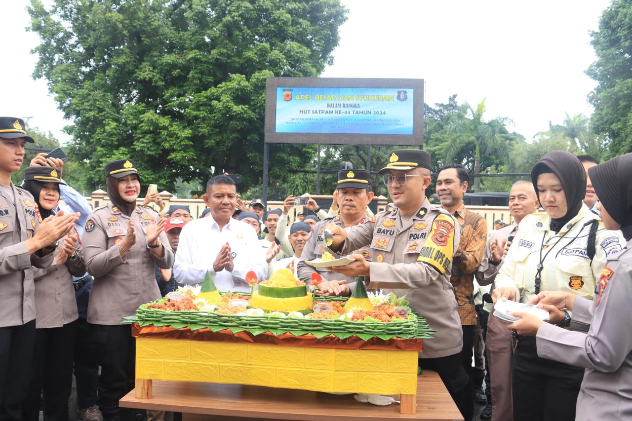 Polres Bogor Gelar Apel Besar dan Syukuran Dalam Rangka HUT Satpam ke-44