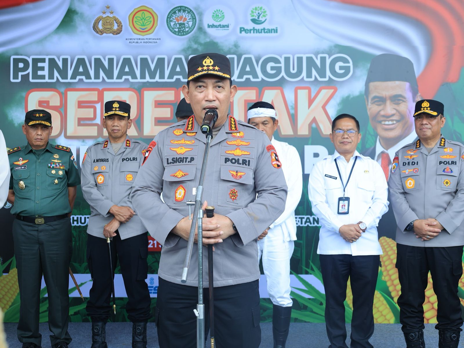 Polri Targetkan Penanaman Satu Juta Hektare Jagung Untuk Dukung Swasembada Pangan