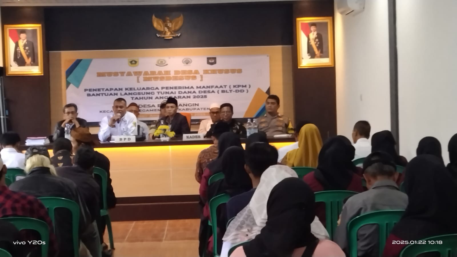 Pemdes Pasir Angin Adakan Musyawarah Desa Khusus (Musdesus) Tahun Anggaran 2025
