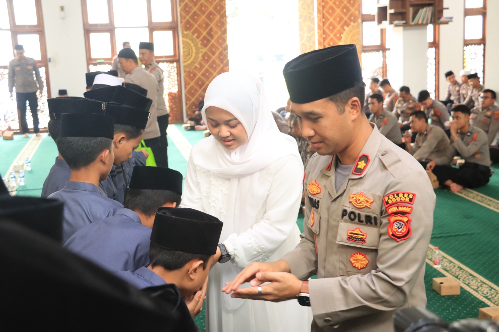 Polres Bogor Gelar Isra Mi’raj 1446 Masehi,Di Masjid Baitul Hamdi