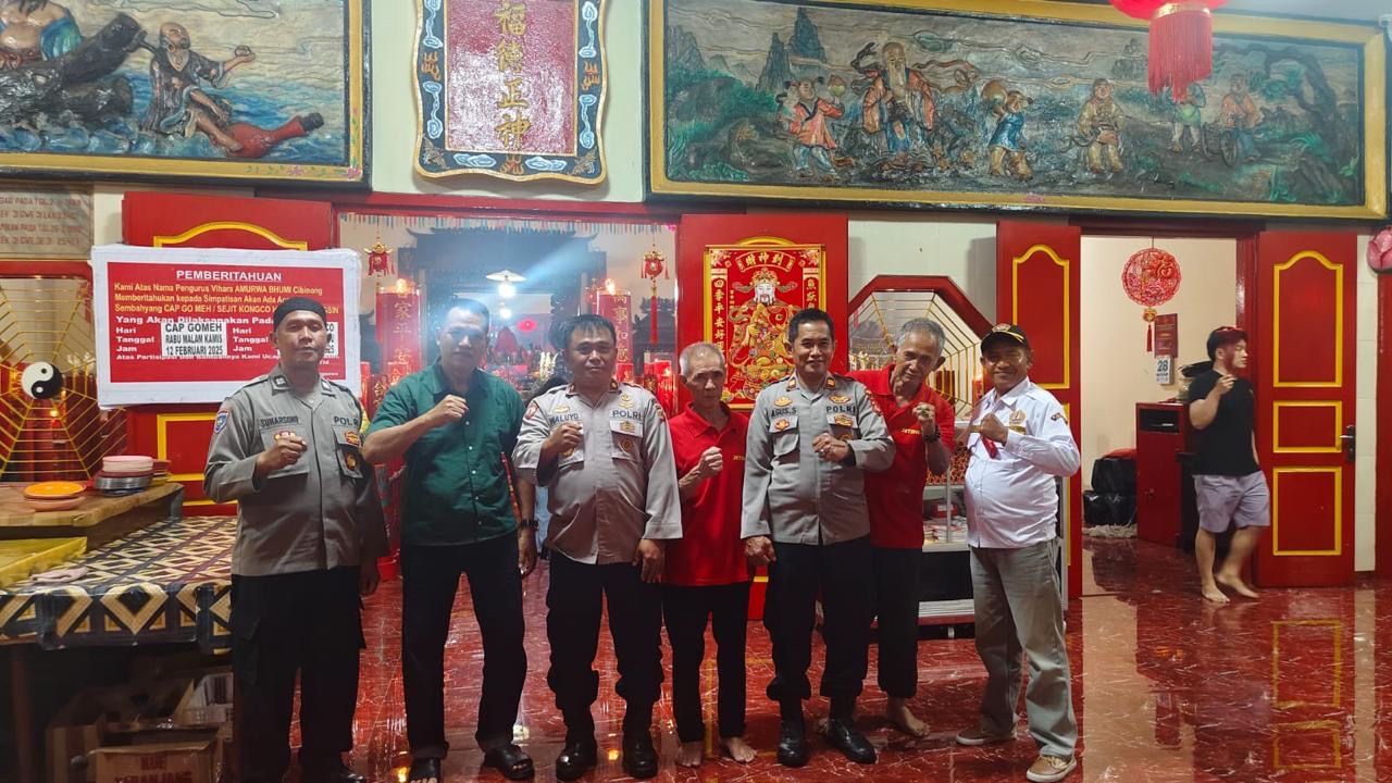 Polsek Cibinong Laksanakan Giat Cooling System Monitoring Pengamanan Tahun Baru Imlek 2576/2025