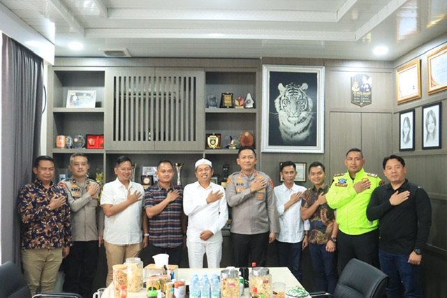 Gubernur Jawa Barat Terpilih Kunjungi Polres Bogor, Apresiasi Dalam Ungkap Kasus Narkotika Dan Bahas Isu Jalan Rusak Wilayah Parung Panjang