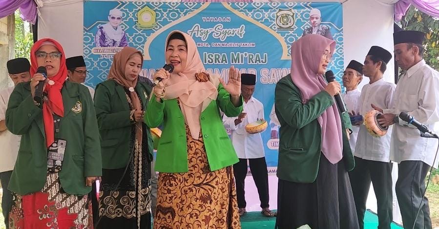 Ketua LASQI Kabupaten Bogor Hadiri Peringatan Isra Mi’raj di Sukamakmur