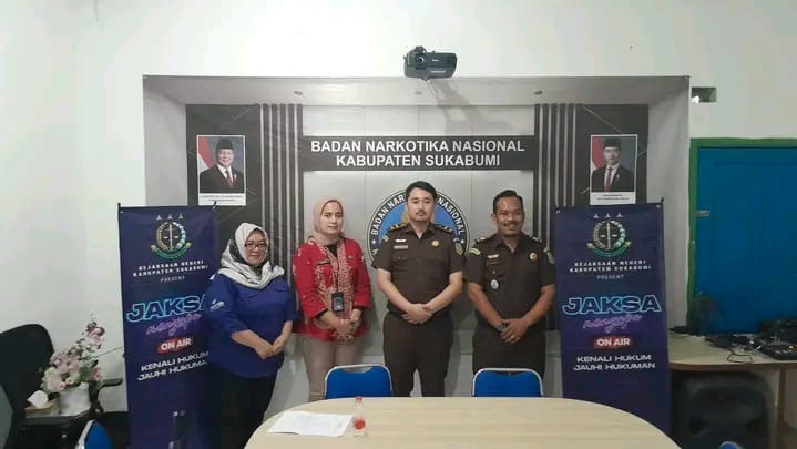 Kejaksaan Negeri Kabupaten Sukabumi Gandeng BNNK Sukabumi “Narkoba Musuh Bersama”
