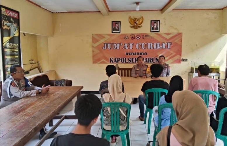 Gelar Jumat Curhat, Kapolsek Parung Dengarkan Keluhan Masyarakat