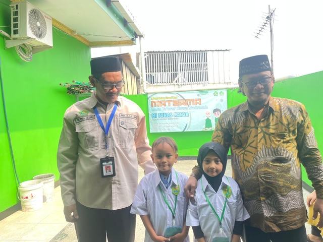 MI Tunas Karya menggelar kegiatan Masa Ta’aruf Siswa Madrasah (MATSAMA) bagi peserta didik Tahun Ajaran 2025/2026