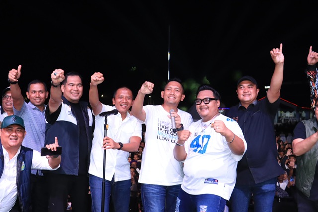 Kapolres Bogor Bersama Forkopimda Hadiri Pesta Rakyat HUT Bhayangkara ke-79, Di Lapangan Tegar Beriman
