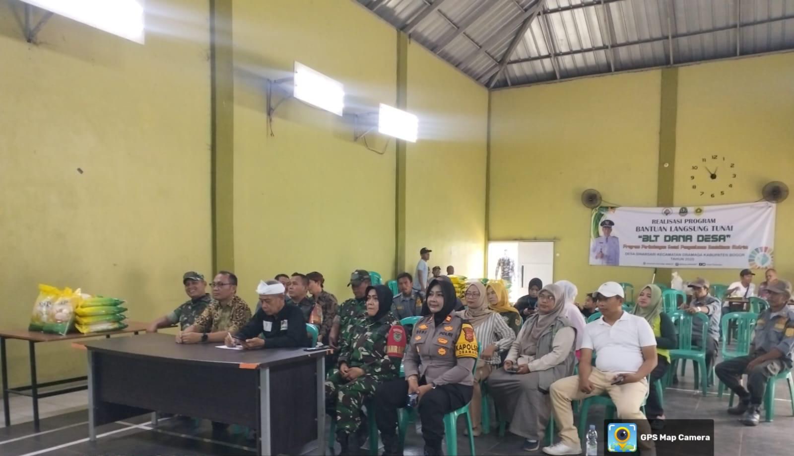 Kapolsek Dramaga Hadiri Kegiatan Gerakan Pangan Murah, TNI Dan Bulog Melalui Sarana Zoom Pangdam Siliwangi Bandung