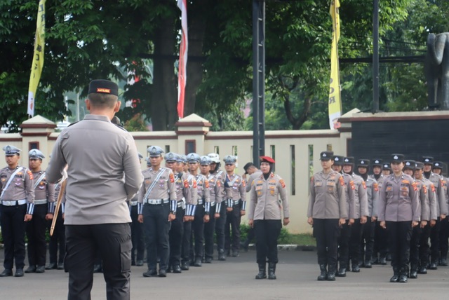 Kapolres Bogor Pimpin Apel, Tegaskan Komitmen Tugas Pokok dan Fungsi Personil