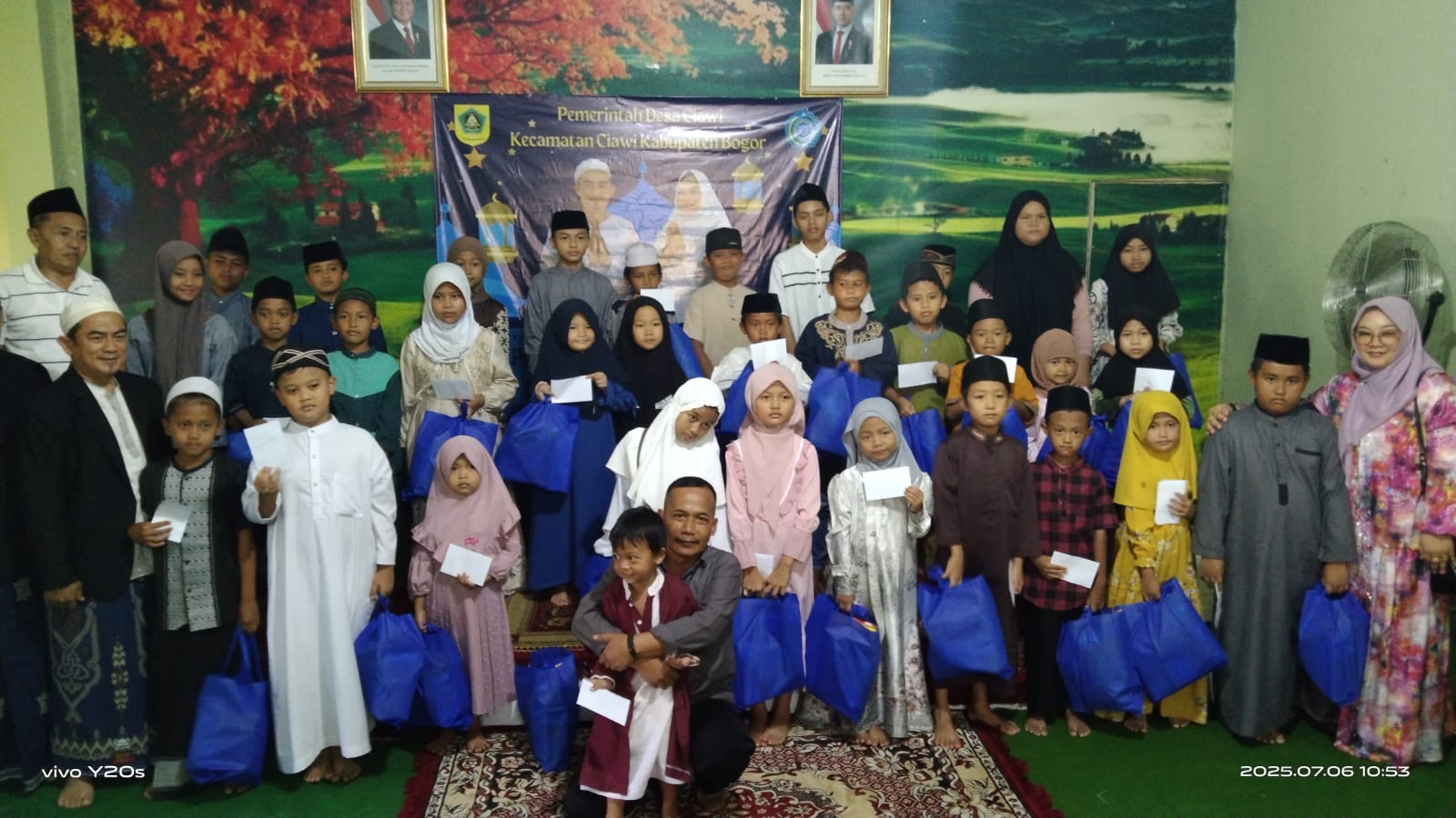 Gema Muharam 1447 Hijriah, Kades Ciawi Adakan Santunan Anak Yatim dan Pengajian Bulanan