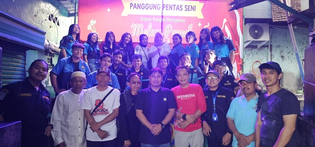 Sambut HUT Republik Indonesia Ke 80,Unit Kerja Karang Taruna (UKKT) RW 01 Gelar Malam Puncak