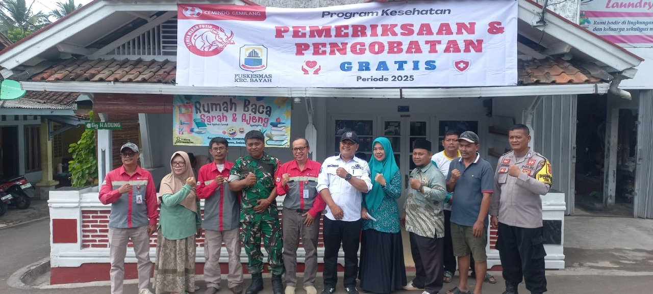 PT. Cemindo Gemilang Tbk Gelar Kegiatan Rutin Pemeriksaan dan Pengobatan Gratis