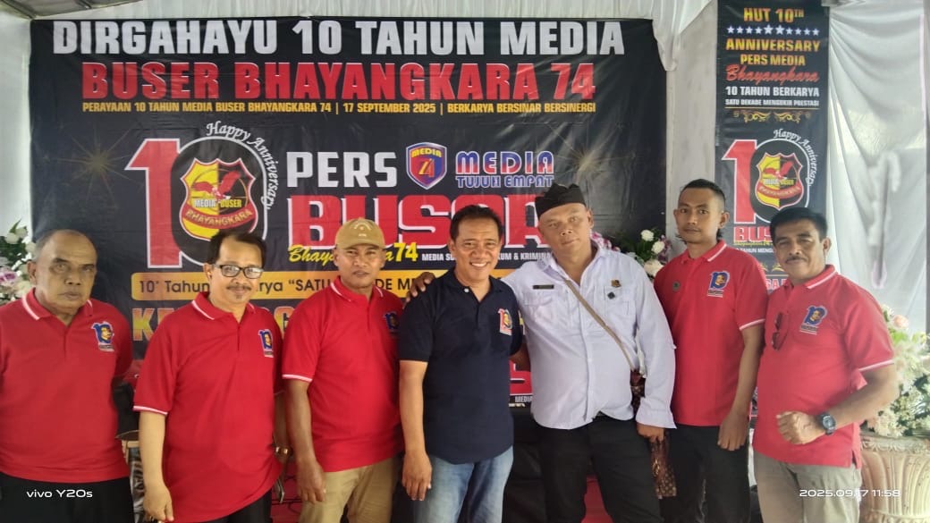 Anniversary ke-10 Tahun Media Buser Bhayangkara 74, “Satu Dekade Mengukir Prestasi”