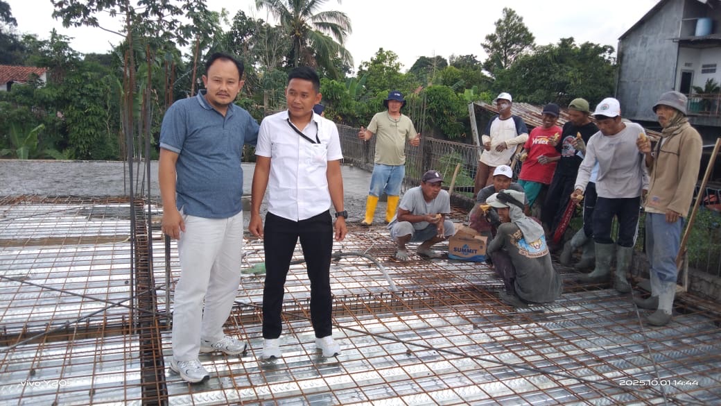 Guna Tingkatkan Pelayanan Publik, Desa Sukamantri Fokus Pembangunan Aula Kantor